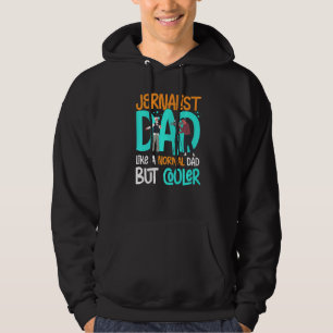 Mannen journaliste die journalistiek journalistiek hoodie