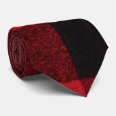 Mannen jurk Stropdas rood buffel geruite Beer zwar (Opgerold)