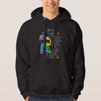 Mannen kan ik me alleen voorstellen dat geloof Chr Hoodie