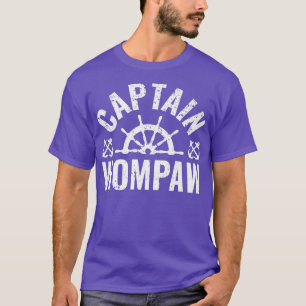Mannen kapitein Wompaw Boat Eigenaar Lake Boating  T-shirt