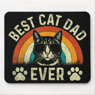 Mannen Kat Papa Beste Kat Papa Ooit Grappige Kat P Muismat