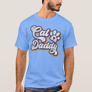 Mannen kat papa, kat pap cadeaus, kat cadeautjes v t-shirt