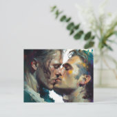 Mannen Kening Briefkaart (Staand voorkant)