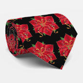 Mannen-Kerstmis Stropdas (Opgerold)