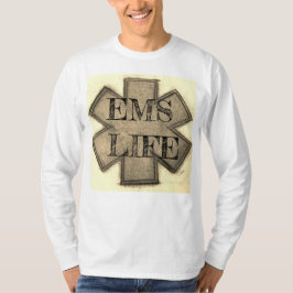 Mannen Khaki EMS life you herfst we haul T-shirt