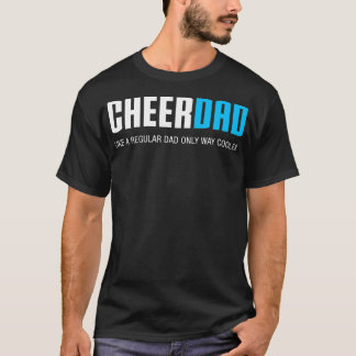 Mannen Kheer Dad Funny Cute Vaderdag Gift Cheerl T-shirt
