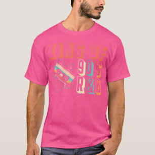 Mannen King of 90s RB muziekliefhebber T-shirt