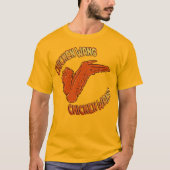 Mannen Kippenvleugel T-shirt (Voorkant)