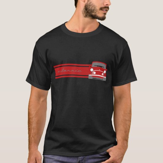 Mannen Klassiek Mini t shirt (Voorkant)