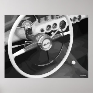 Mannen Klassieke auto-Poster Poster
