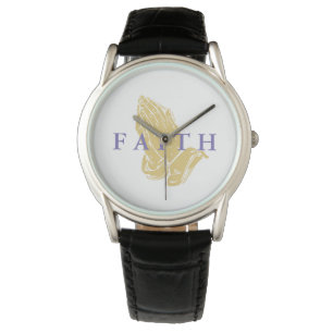 Mannen Klassieke horlogebanden van Prayer Faith Horloge