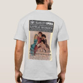 Mannen Klein vrouwtje T-shirt (Achterkant)