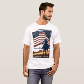 mannen-knop omhoog westerne shirten westerne knop t-shirt (Voorkant volledig)