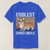 Mannen koelste Corgi oom T-shirt (Design voorkant)