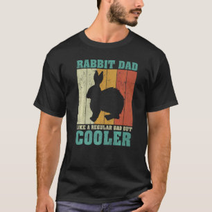 Mannen konijnenkonijn zoals een gewone vader t-shirt