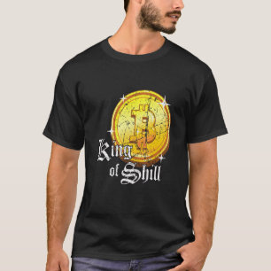 Mannen koning van de vuilnisbelt cryptocurrency be t-shirt