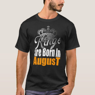 Mannen koningen worden geboren in augustus 2010 t-shirt