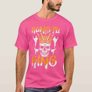 Mannen Kung Fu Skull Fighter - Vechtsporten Kungfu T-shirt