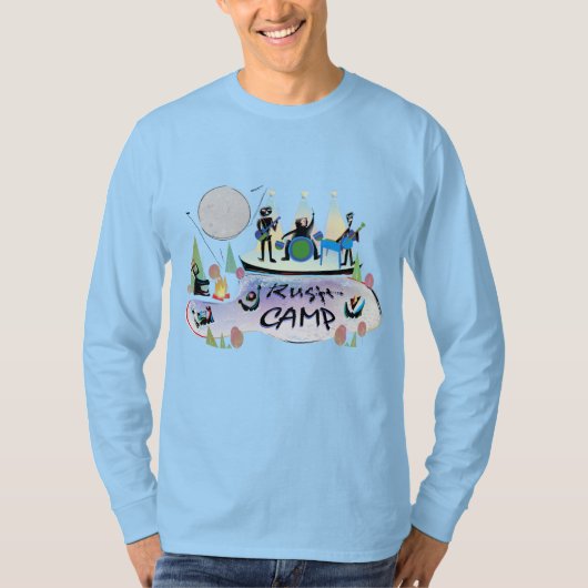 Mannen lange basishoes T-Shirt Viv Lt Blue RushCam (Voorkant)