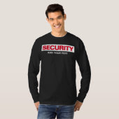 Mannen lange hoes met dubbelzijdige afdrukbeveilig t-shirt (Voorkant volledig)