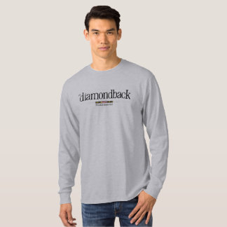 Mannen lange T-shirt met klassieke logo