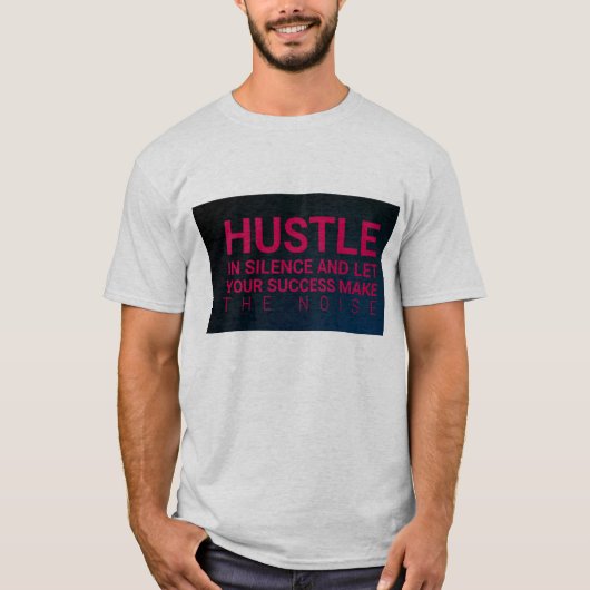 mannen laten succes maken lawaai t-shirt (Voorkant)