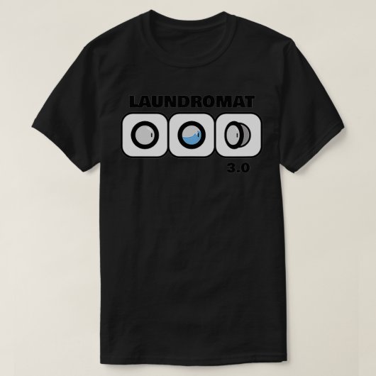 Mannen Laundromat Gang T-shirt (Design voorkant)