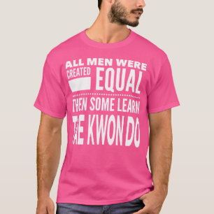 Mannen Leer Tae Kwon Do Korean Taekwondo Martial A T-shirt