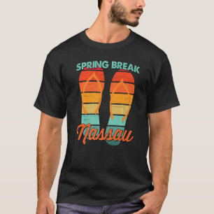 Mannen Lente Break Retro Nassau Vacation Fli T-shirt