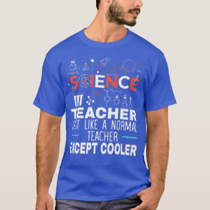 Mannen leraar wetenschappen net als een normale le t-shirt