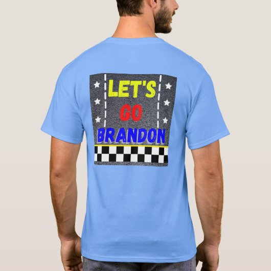 Mannen Let's Go Brandon T-Shirt (Achterkant)