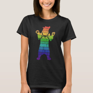 Mannen LGBT Verf Spletters Gay Beer Beer Gemeensch T-shirt