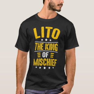 Mannen lito idee voor mannen schattige opa lito ko t-shirt