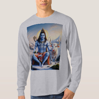 Mannen Lord Shiv T-Shirt - Spiritueel Hindoe Desig
