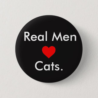 Mannen Love Cats Ronde Button 5,7 Cm