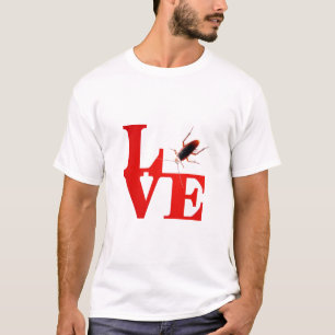 Mannen LOVE (met kakkerlak) T-shirt