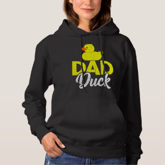 Mannen luidop Duckies Pap Duck Vaderdag Hoodie