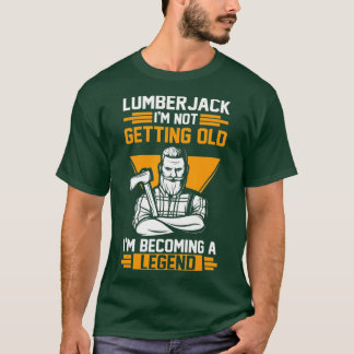 Mannen Lumberjack Forestry Lumber T-shirt