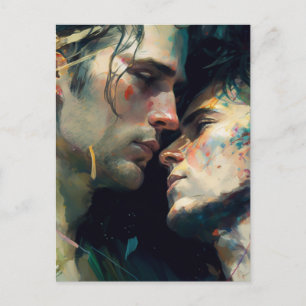 Mannen Madly in Love Briefkaart