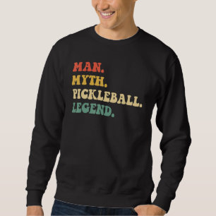 Mannen Man Myth Pickleball Legend Vaderdag Vinta Trui