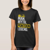Mannen Man Myth Pontoon Legend T-shirt (Voorkant)