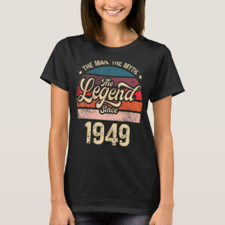 Mannen Man The Myth The Legend sinds 1949 Birth T-shirt