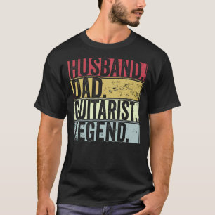 Mannen man vader gitarist legende vaders t-shirt