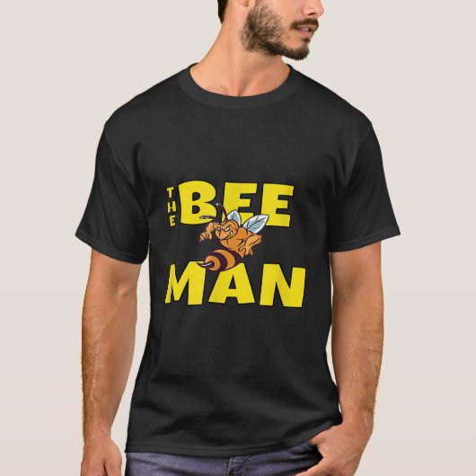 Mannen Man van bijen Funny Angry Bijenteelt voor H T-shirt (Voorkant)