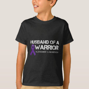 Mannen man van een krijger Alzheimer's Awareness T-shirt
