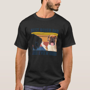 Mannen Mannen Beste Boxer Pap Oog Vaderdag T-shirt