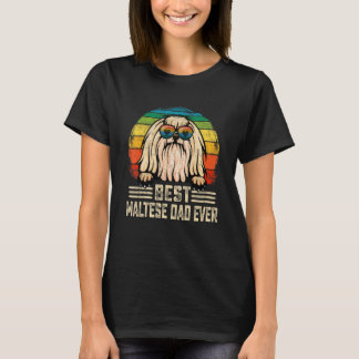 Mannen Mannen Beste Maltezer vader ooit vader Da T-shirt