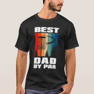 Mannen Mannen Beste Papa Door Par Disc Golf T-shirt