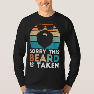 Mannen Mannen Deze baard wordt ingenomen met Retro T-shirt