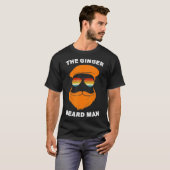 Mannen Mannen Ginger Beard Man Funny Redhead Irish T-shirt (Voorkant volledig)